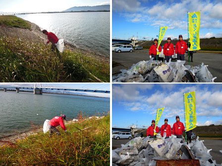 吉野川清掃ボランティア（2011年11月26日）